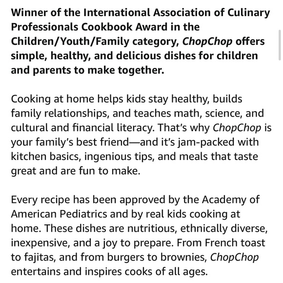 ChopChop: The Kids' Guide to Cooking Real Food with Your Family - Picture 2 of 8
